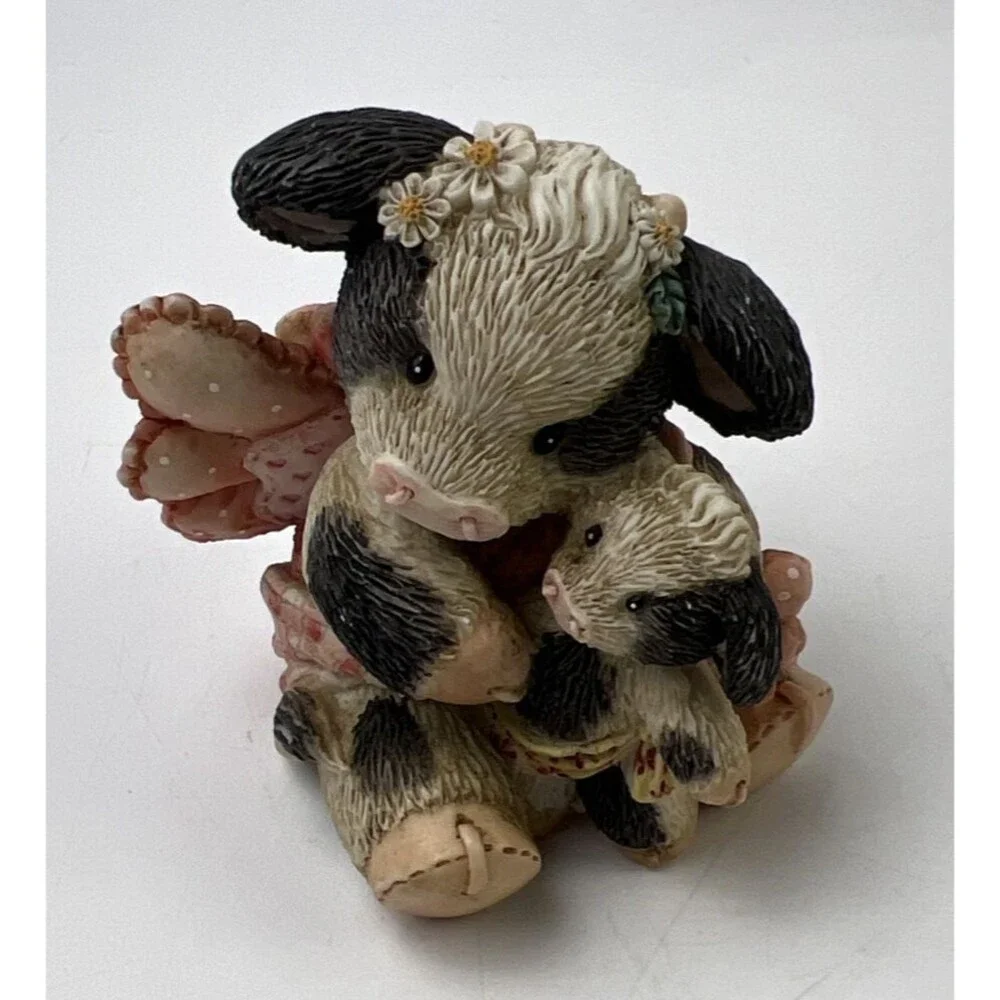 Vintage Mary Moo Moos Enesco Holstein You Close #159395